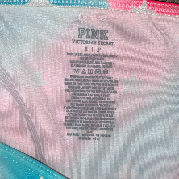 Pink Victoria’s Secret Stars & Stripes Bikini Bottom Small - Picture 6 of 8